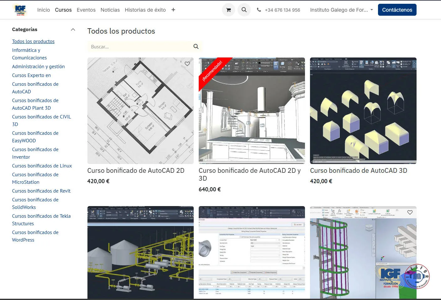 Curso bonificado de Comercio electrónico